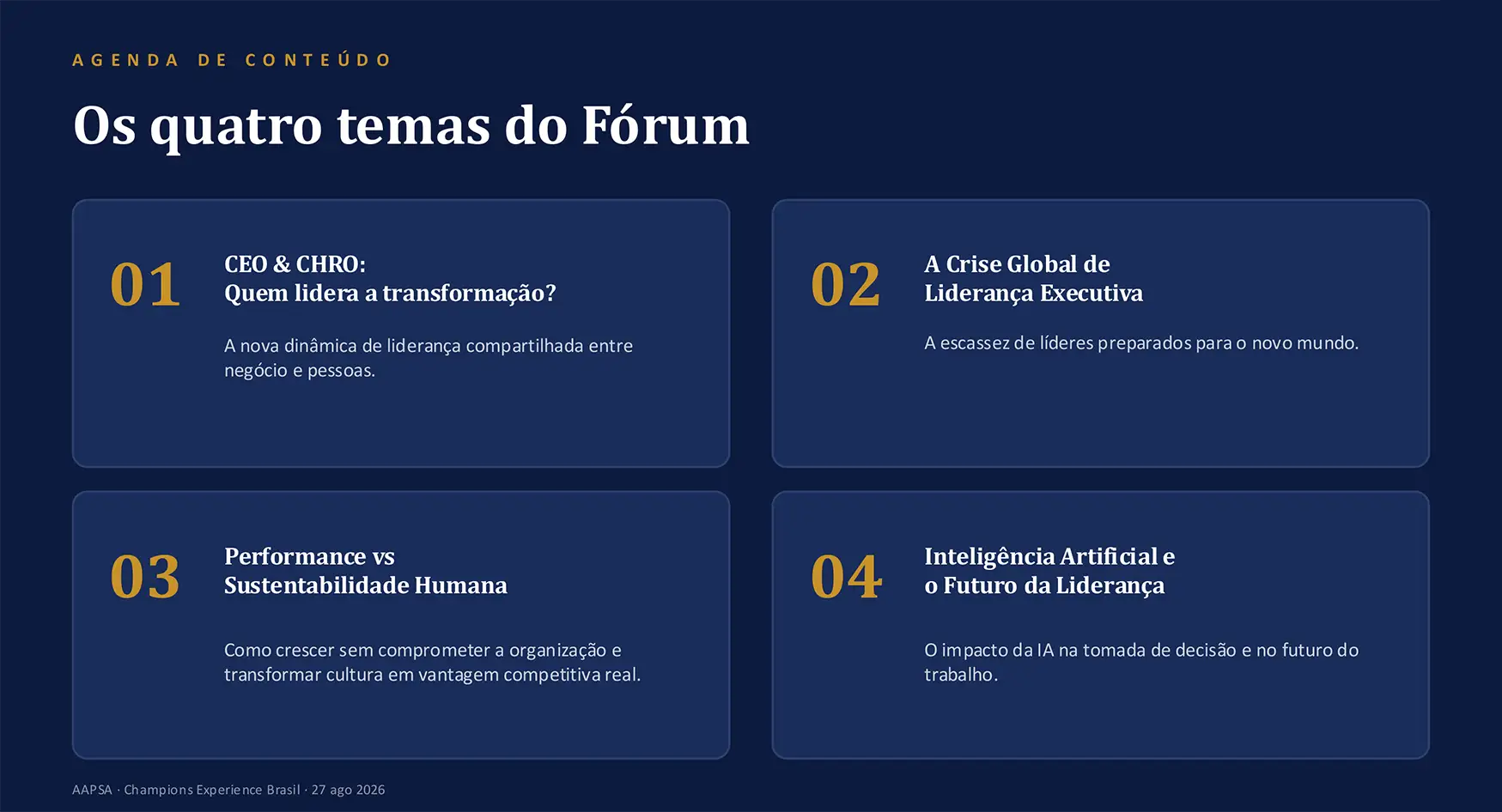 Forum CEO CHRO Patrocinio 5
