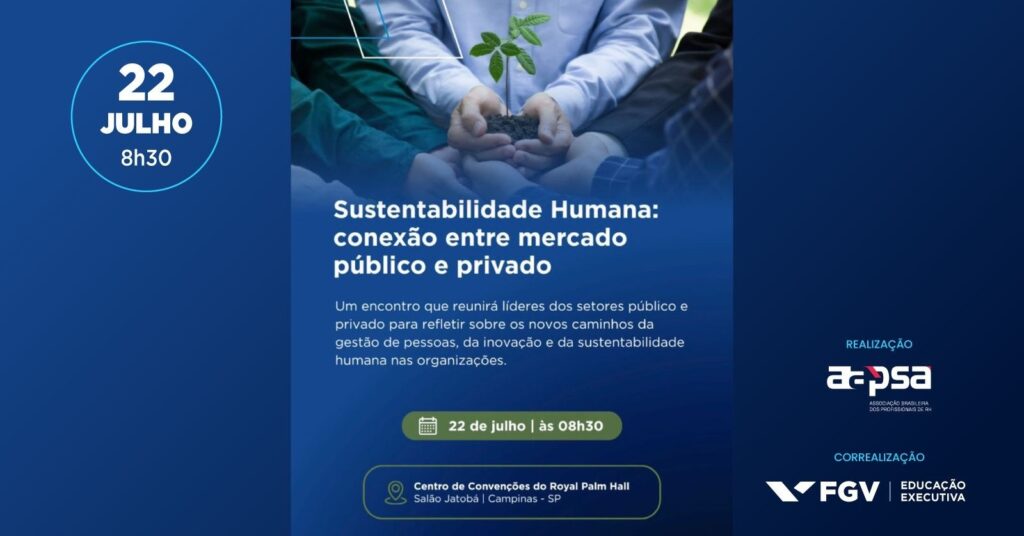 Sustentabilidade Humana: Conexão entre Mercado Público e Privado