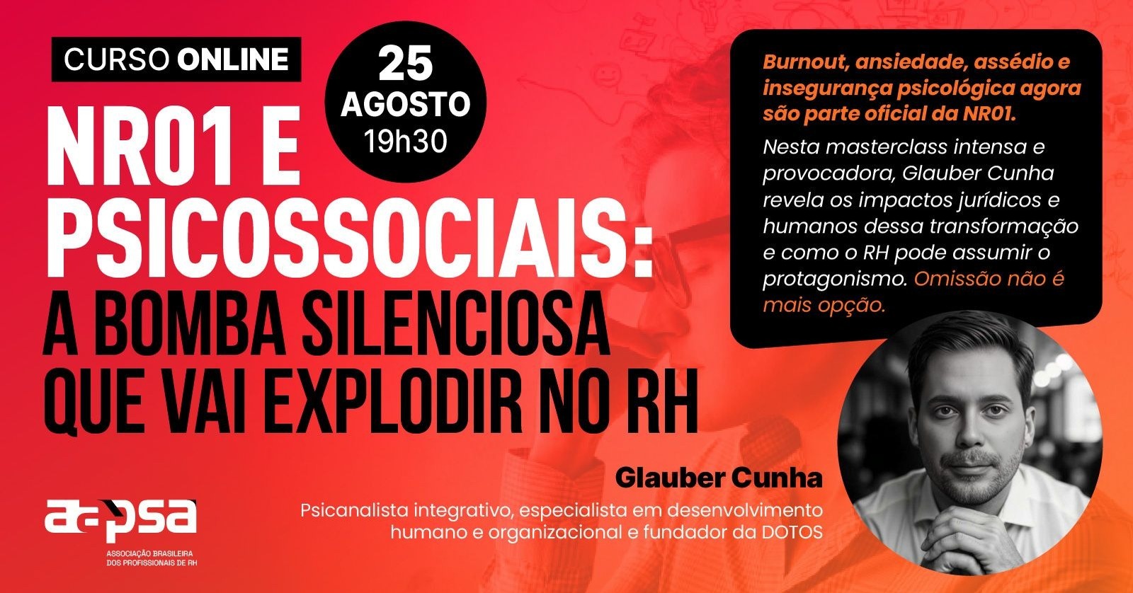 NR01 e Psicossociais a Bomba Silenciosa que Vai Explodir no RH