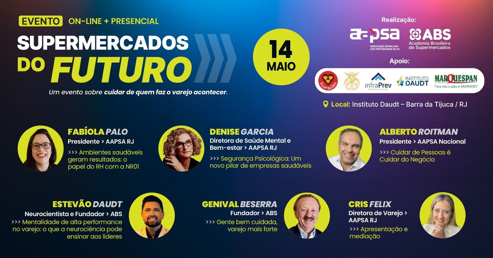 Supermercados do Futuro um Evento sobre Cuidar de Quem Faz o Varejo Acontecer